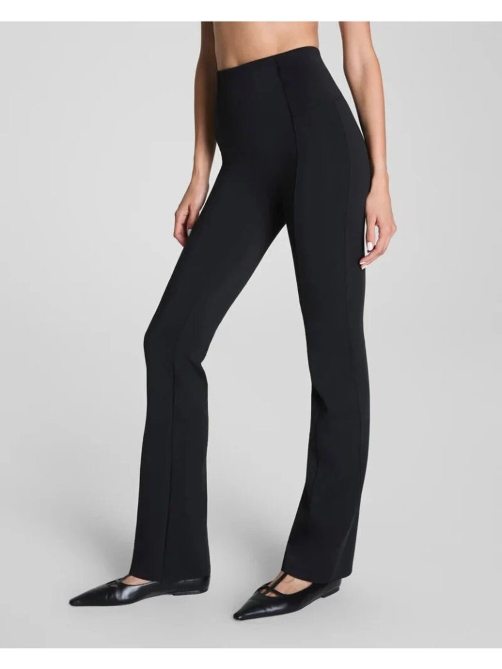 Spanx Women's Black Dressy Micro Flare Legging Pants Size XL New w Tags Casual